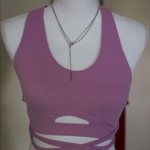 GYMSHARK POISE WRAP AROUND BRALETTE SMALL